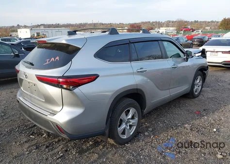 2023 Toyota Highlander Le z USA, uszkodzony, nr VIN 5TDKDRAH3PS019476